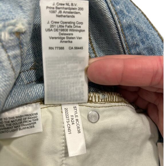 J. Crew '84 Slouchy Jean Women's 31 Mid-Rise Anchor Pocket Rigid RE-84-IDG NEW - Picture 9 of 10